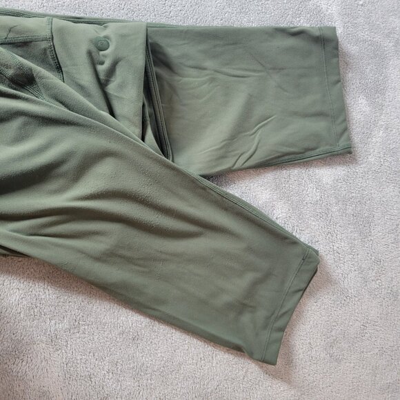 Baleaf Womens Pants 2XL Plus Leggings Capri Pull On Green Activewear GRE8XE - Picture 4 of 8